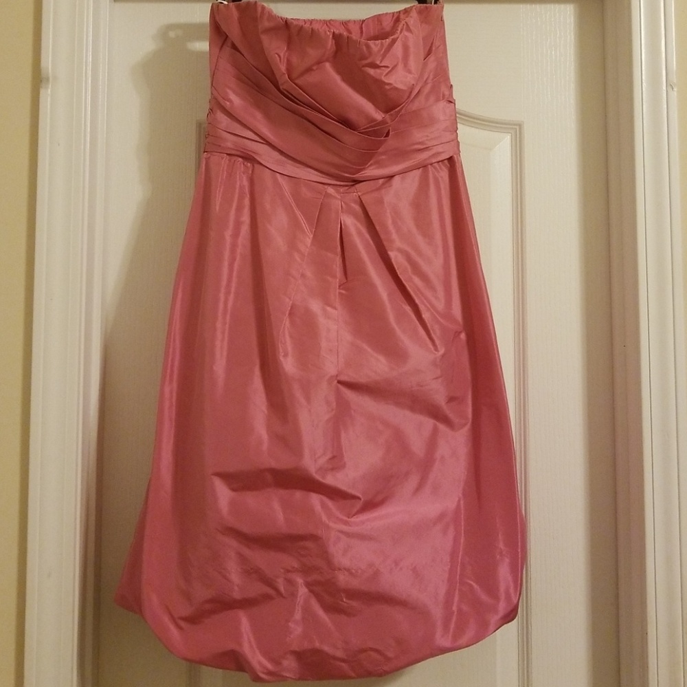 Rose Gold Silk Dress